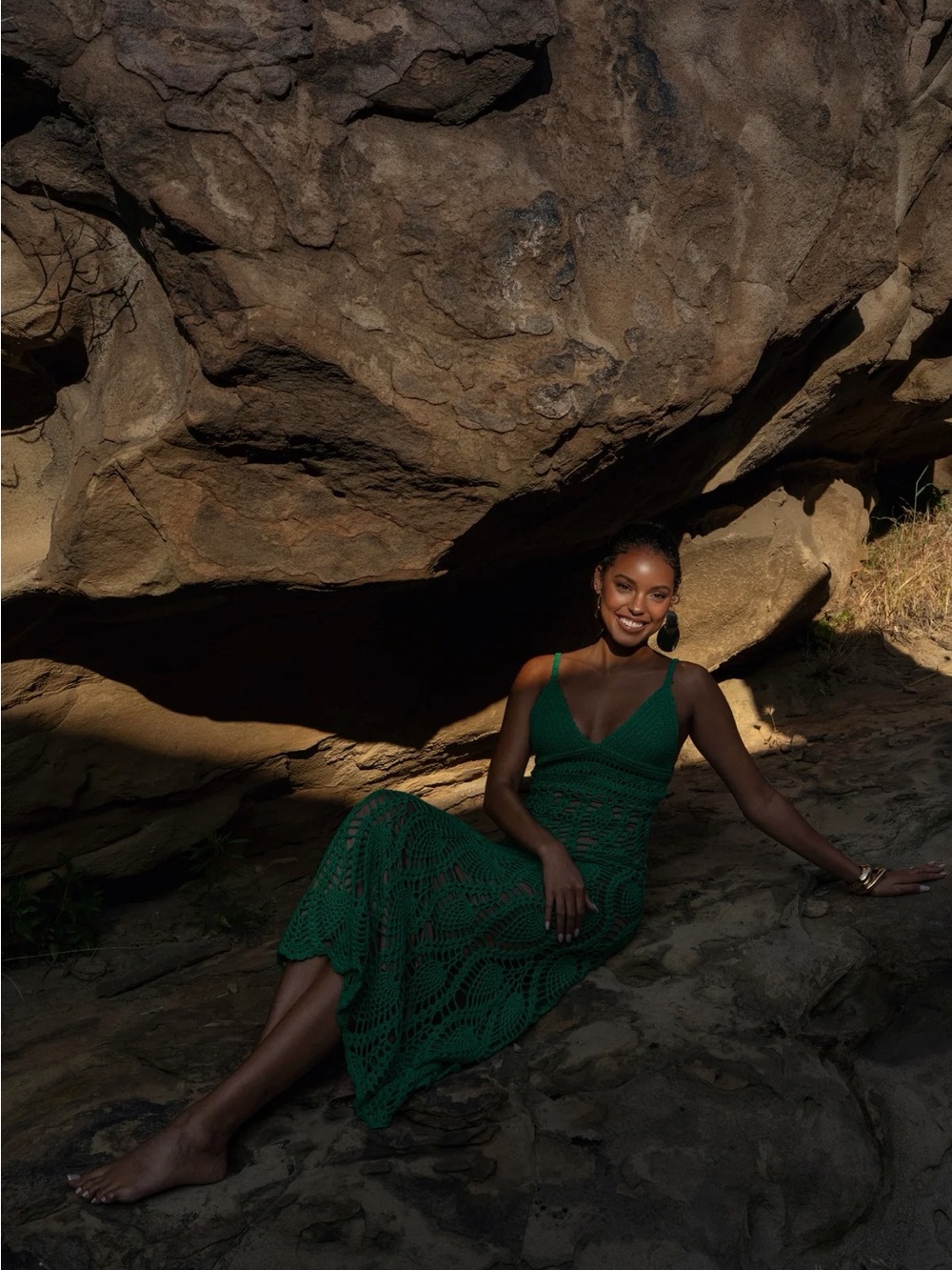 JLUXLABEL Green Crochet Maxi Dress - Picture 9 of 9